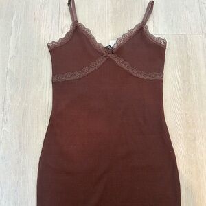 Brown Size M H&M Mini-Dress